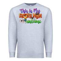 Heather Grey this is my scary mom costume Premium Sweatshirt - CowGirlArtShop