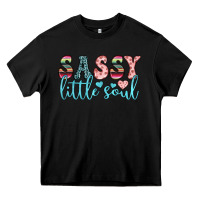 Black sassy little soul Heavy Core Tee - JahusDesignShop