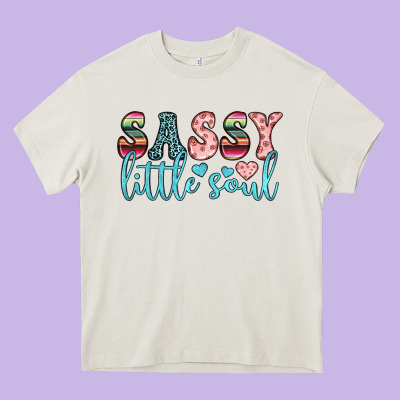 Sassy Little Soul Heavy Core Tee Designed By Jahusdesignshop