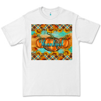 White Thankful Pumpkins Premium Tee - Artiststas
