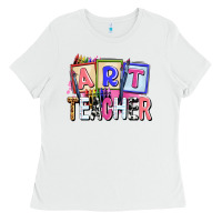 White art teacher Ladies Tee - AdoDesignShop