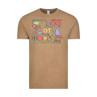 Vintage Coffee biliteral coordintiom Vintage Tee - MaliasSmallBusiness
