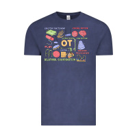 Vintage Denim biliteral coordintiom Vintage Tee - MaliasSmallBusiness