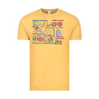 Vintage Mustard biliteral coordintiom Vintage Tee - MaliasSmallBusiness