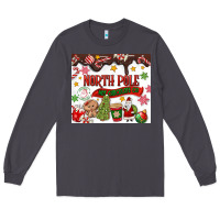 Smoke North Pole Hot Chocolate christmas Long Sleeve Tee - MaliasSmallBusiness