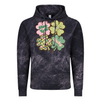 Cloud Black st patricks day clover Vintage Hoodie - MaliasSmallBusiness