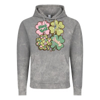 Cloud Rock st patricks day clover Vintage Hoodie - MaliasSmallBusiness