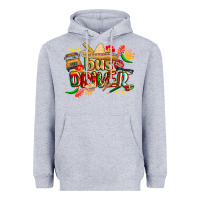 Heather Grey cinco de mayo bus driver Heavyweight Hoodie - CowGirlArtShop