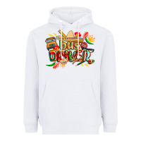 White cinco de mayo bus driver Heavyweight Hoodie - CowGirlArtShop