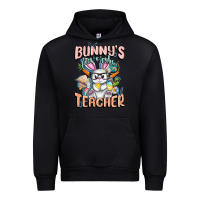 Black Bunny's Favorite Teacher Easter Day Urban Hoodie - FaDigitalArtStudio