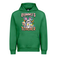 Emerald Bunny's Favorite Teacher Easter Day Urban Hoodie - FaDigitalArtStudio