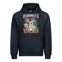 Navy Bunny's Favorite Teacher Easter Day Urban Hoodie - FaDigitalArtStudio