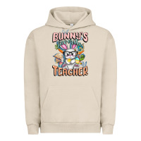 Pigment French Oak Bunny's Favorite Teacher Easter Day Urban Hoodie - FaDigitalArtStudio