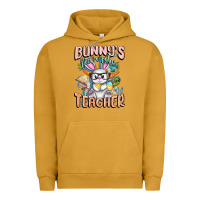 Pigment Peanut Butter Bunny's Favorite Teacher Easter Day Urban Hoodie - FaDigitalArtStudio