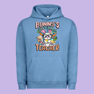 Bunny's Favorite Teacher Easter Day Urban Hoodie Designed By Fadigitalartstudio