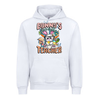White Bunny's Favorite Teacher Easter Day Urban Hoodie - FaDigitalArtStudio