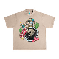 French Oak cowboy tears Urban Heavy Tee - MaliasSmallBusiness