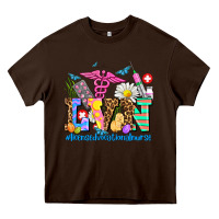 Chocolate Brown easter lvn licensed vocational nurse Heavy Core Tee - AdoDesignShop