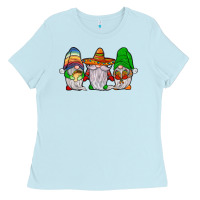 Baby Blue mexican gnomies Ladies Tee - JahusDesignShop