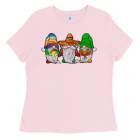 Bubblegum Pink mexican gnomies Ladies Tee - JahusDesignShop