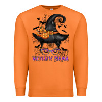 Carrot witchy mama messy bun Premium Sweatshirt - CowGirlArtShop