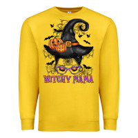Lemon witchy mama messy bun Premium Sweatshirt - CowGirlArtShop