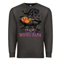 Smoke witchy mama messy bun Premium Sweatshirt - CowGirlArtShop