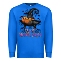 True Royal witchy mama messy bun Premium Sweatshirt - CowGirlArtShop