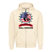 Sandshell DONALD TRUMP 2016 WE SHALL OVERCOMB Zipper Hoodie - Bettercallsaul