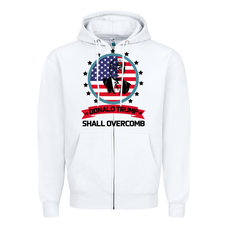 Donald Trump 2016 We Shall Overcomb Zipper Hoodie by Bettercallsaul | Teevron