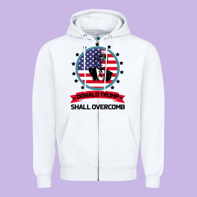 Donald Trump 2016 We Shall Overcomb Zipper Hoodie Designed By Bettercallsaul