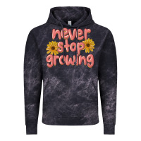 Cloud Black never stop growing Vintage Hoodie - MaliasSmallBusiness