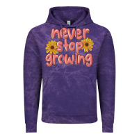 Cloud Purple never stop growing Vintage Hoodie - MaliasSmallBusiness