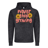 Vintage Black never stop growing Vintage Hoodie - MaliasSmallBusiness