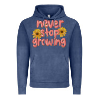 Vintage Denim never stop growing Vintage Hoodie - MaliasSmallBusiness