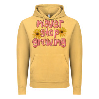 Vintage Mustard never stop growing Vintage Hoodie - MaliasSmallBusiness