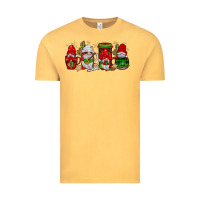 Vintage Mustard christmas mexican gnomies coffee Vintage Tee - JahusDesignShop
