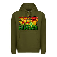 Army Green one month cant hold our history Premium Hoodie - CowGirlArtShop