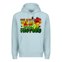 Blue Mist one month cant hold our history Premium Hoodie - CowGirlArtShop