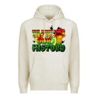 Oatmeal Heather one month cant hold our history Premium Hoodie - CowGirlArtShop