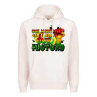 Pale Pink one month cant hold our history Premium Hoodie - CowGirlArtShop