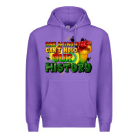 Purple one month cant hold our history Premium Hoodie - CowGirlArtShop