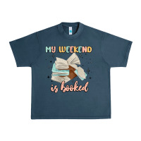 Midnight Navy my weekend is booked Urban Heavy Tee - MaliasSmallBusiness