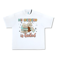 White my weekend is booked Urban Heavy Tee - MaliasSmallBusiness