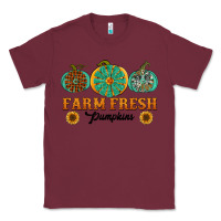 Burgundy Orange glitter pumpkin Classic Tee - NancyCooperArtShop