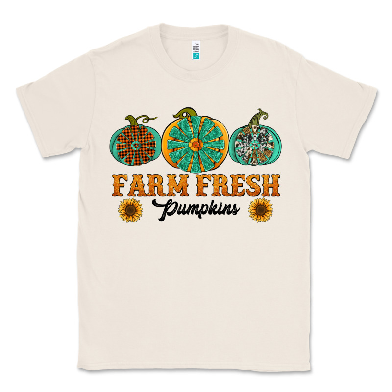 Orange Glitter Pumpkin Classic Tee by NancyCooperArtShop | Teevron