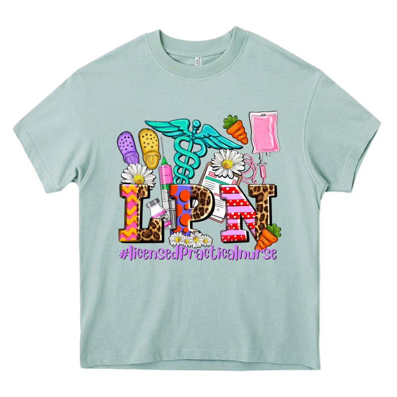 Easter Lpn Licensed Practical Nurse Heavy Core Tee by AdoDesignShop | Teevron