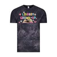 Cloud Black library grown up Vintage Tee - MaliasSmallBusiness