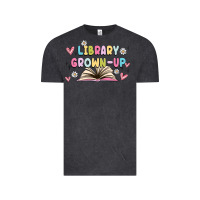 Vintage Black library grown up Vintage Tee - MaliasSmallBusiness