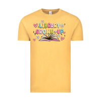 Vintage Mustard library grown up Vintage Tee - MaliasSmallBusiness